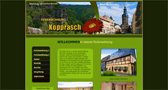 Desktop Screenshot of ferienwohnung-kopprasch.de