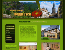 Tablet Screenshot of ferienwohnung-kopprasch.de